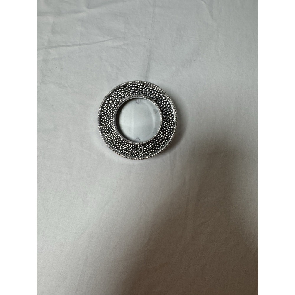 Bath & Body Works Car Fragrance Holder Scentportable Silver Classic Minimalist